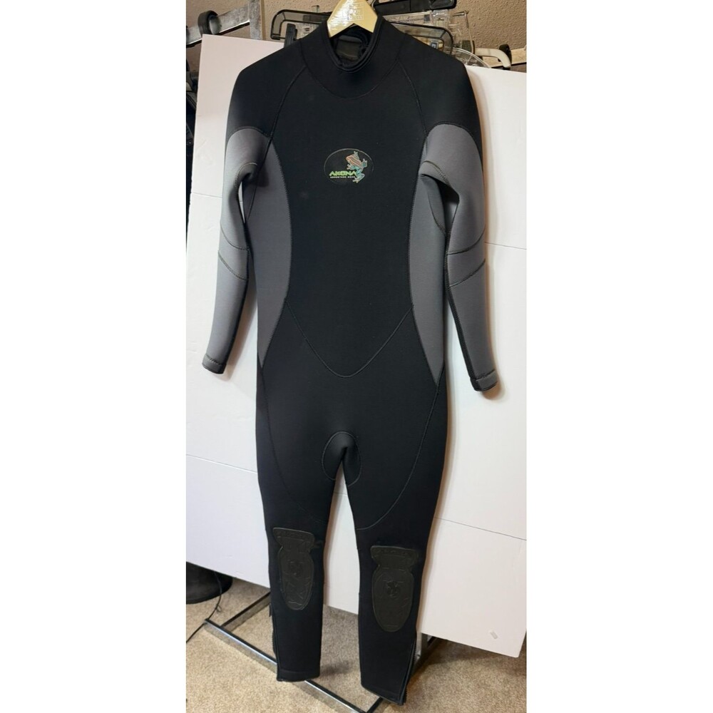 Akona 7mm Titanium Wetsuit Full Body Scuba Dive Cold Water Mens M/L NWT Flaw